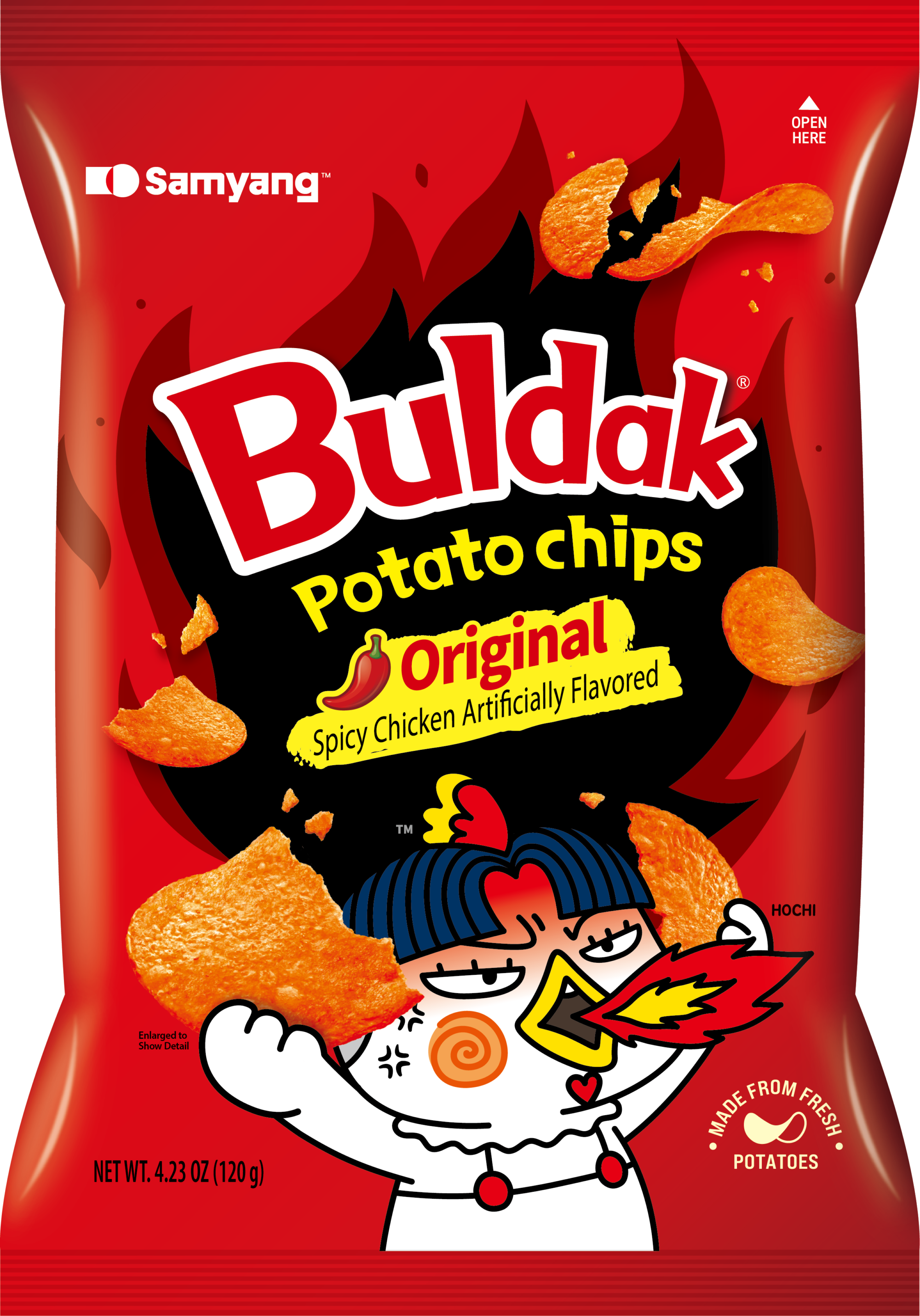 Buldak Potato Chips Original ramen pack