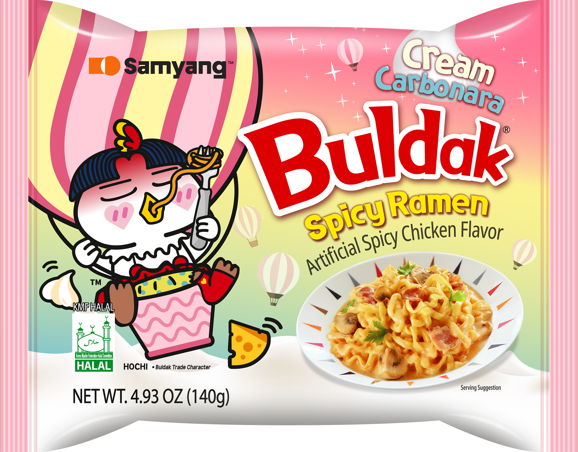 Buldak Cream Carbonara ramen pack