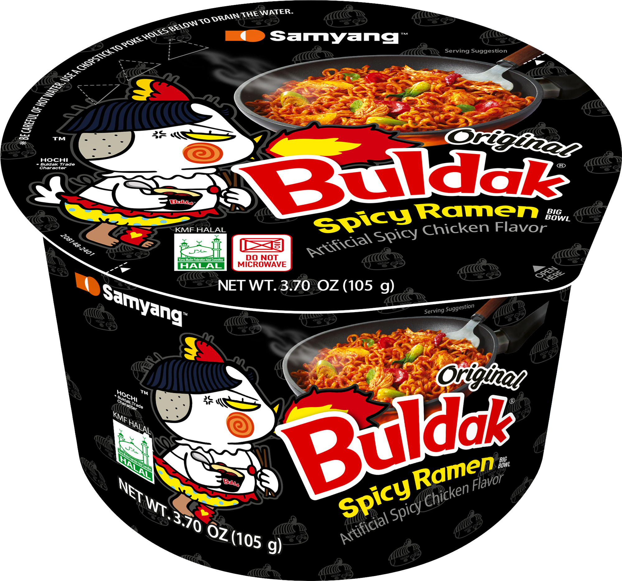 Buldak Original Big Bowl ramen pack
