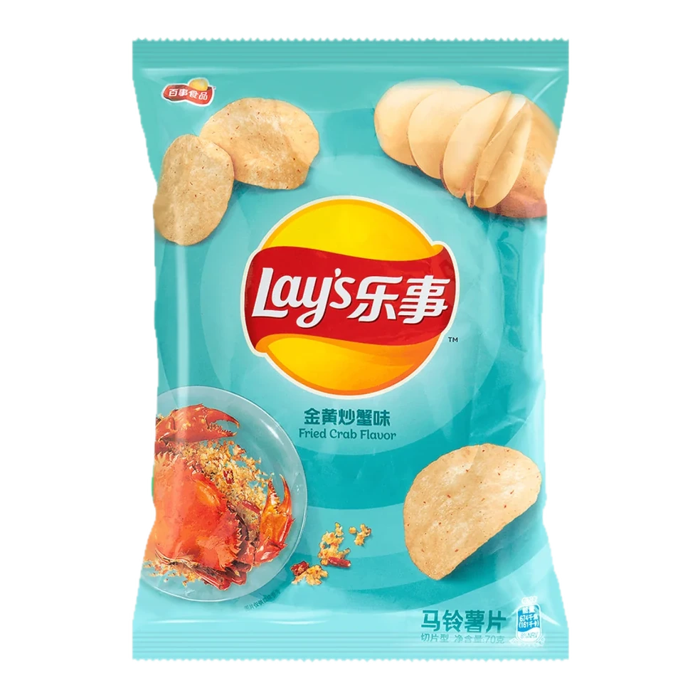 Buldak Lay's cangrejo dorado ramen pack