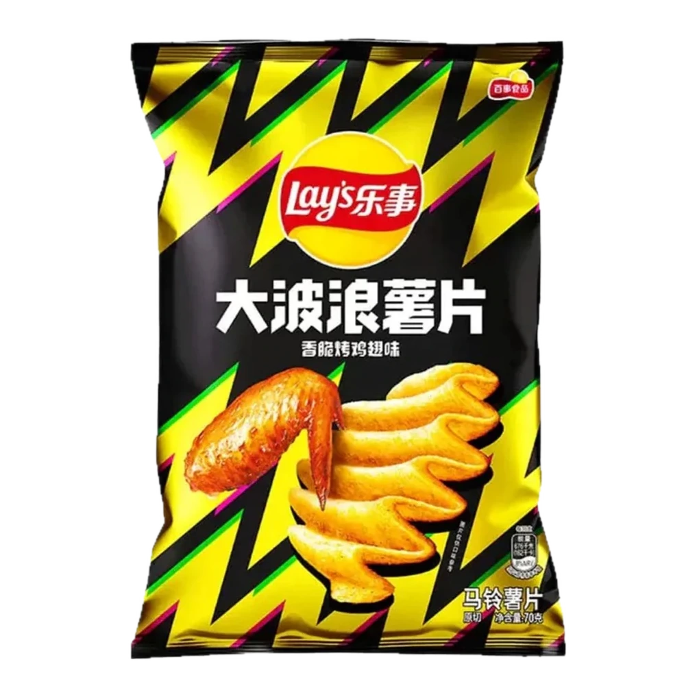 Buldak Lay's Max alita de pollo asada ramen pack