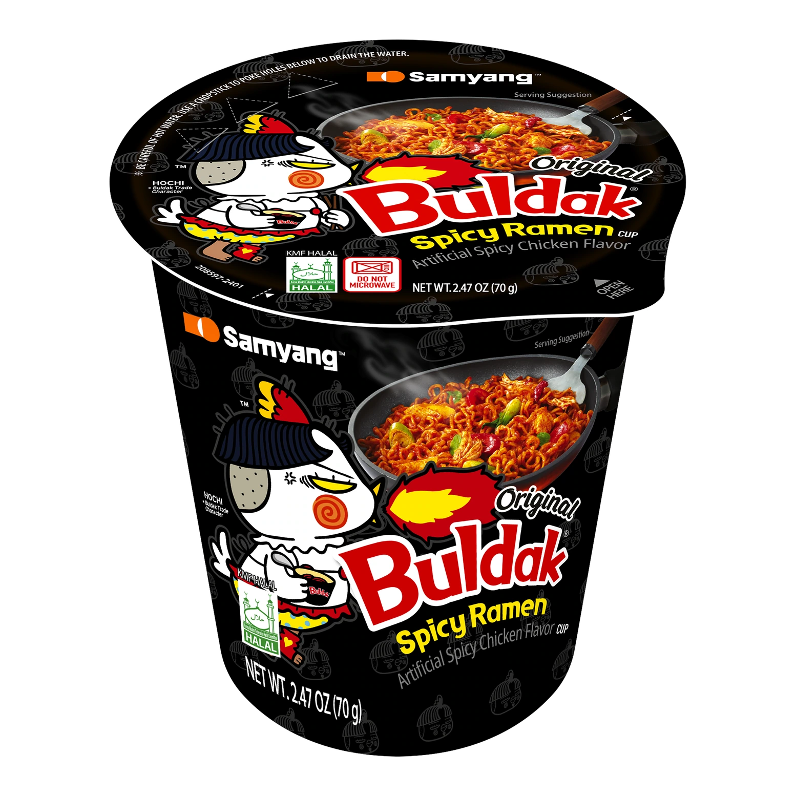 Buldak Buldak Original · vaso ramen pack