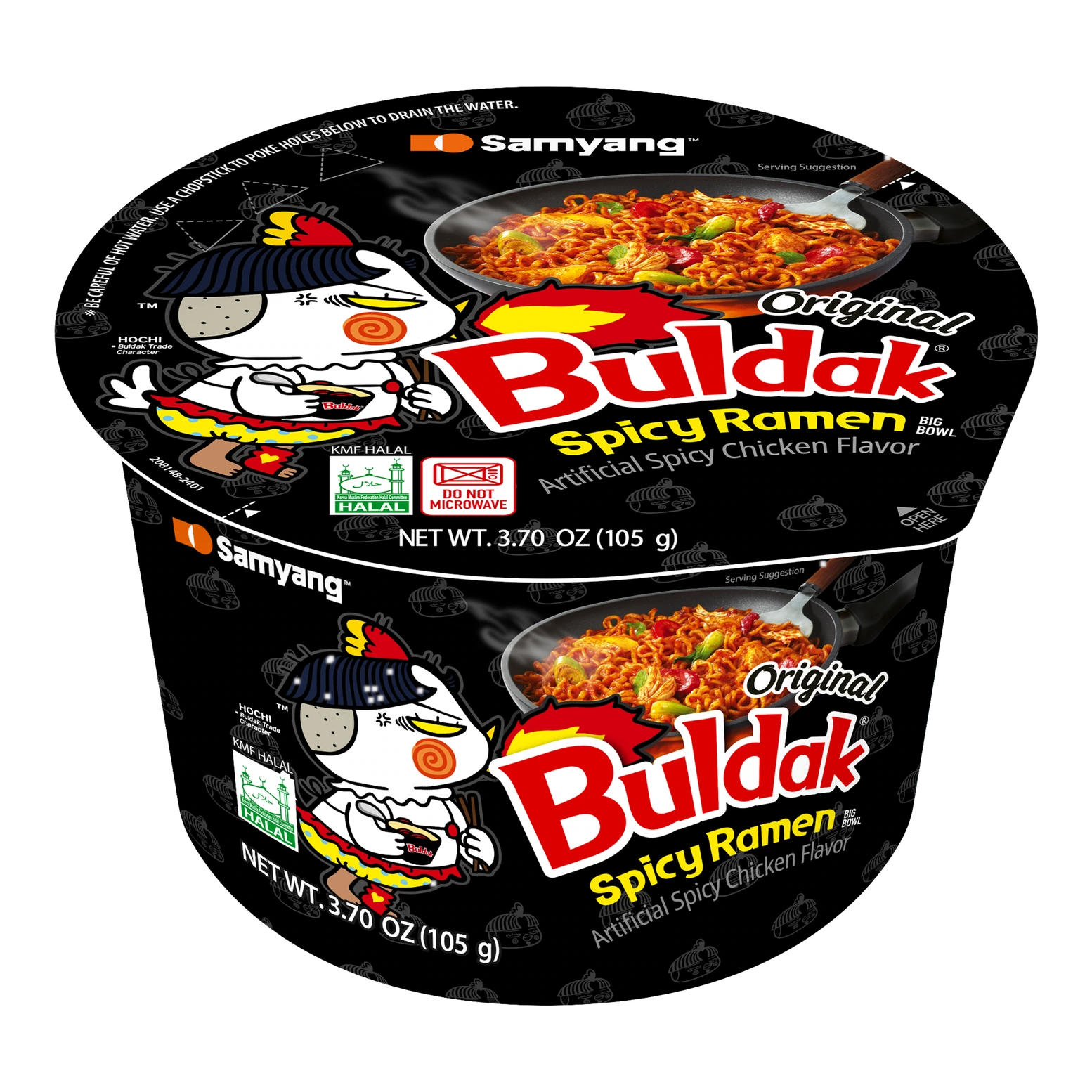 Buldak Buldak Original · tazón grande ramen pack