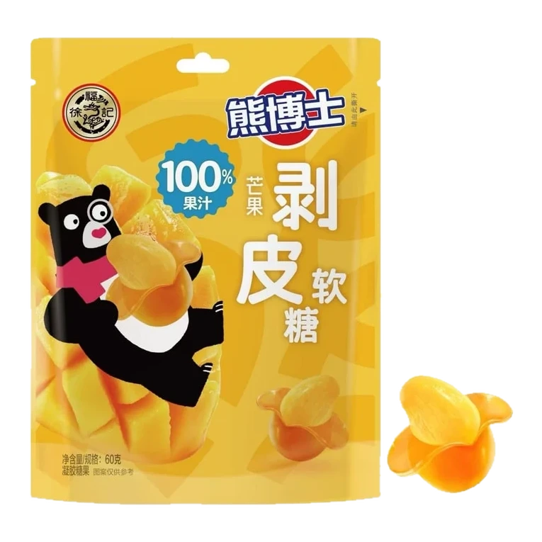 Buldak Dr. Bear gomita de mango pelable ramen pack