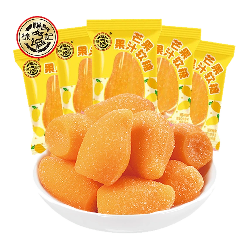 Buldak Hsu Fu Chi gomita de mango a granel ramen pack