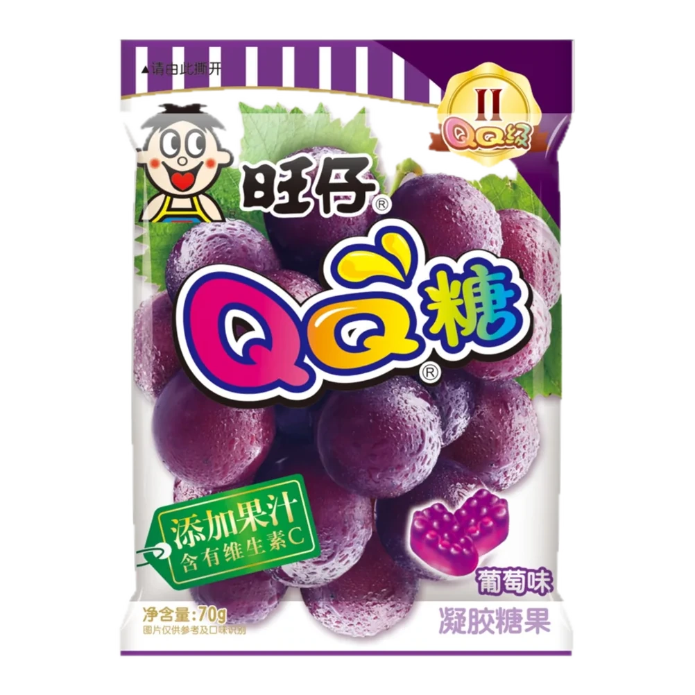 Buldak Want Want gomita QQ de uva ramen pack