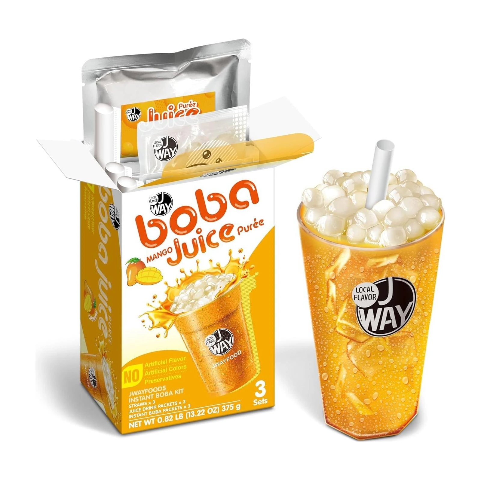 J WAY Boba de Jugo de Fruta, SKU 837520