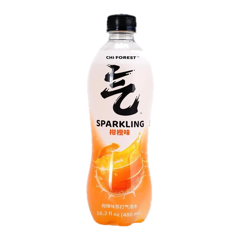 Genki Forest Soda Naranja con Vitamina C