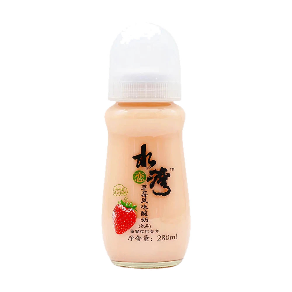 Yogurt bebible de fresa