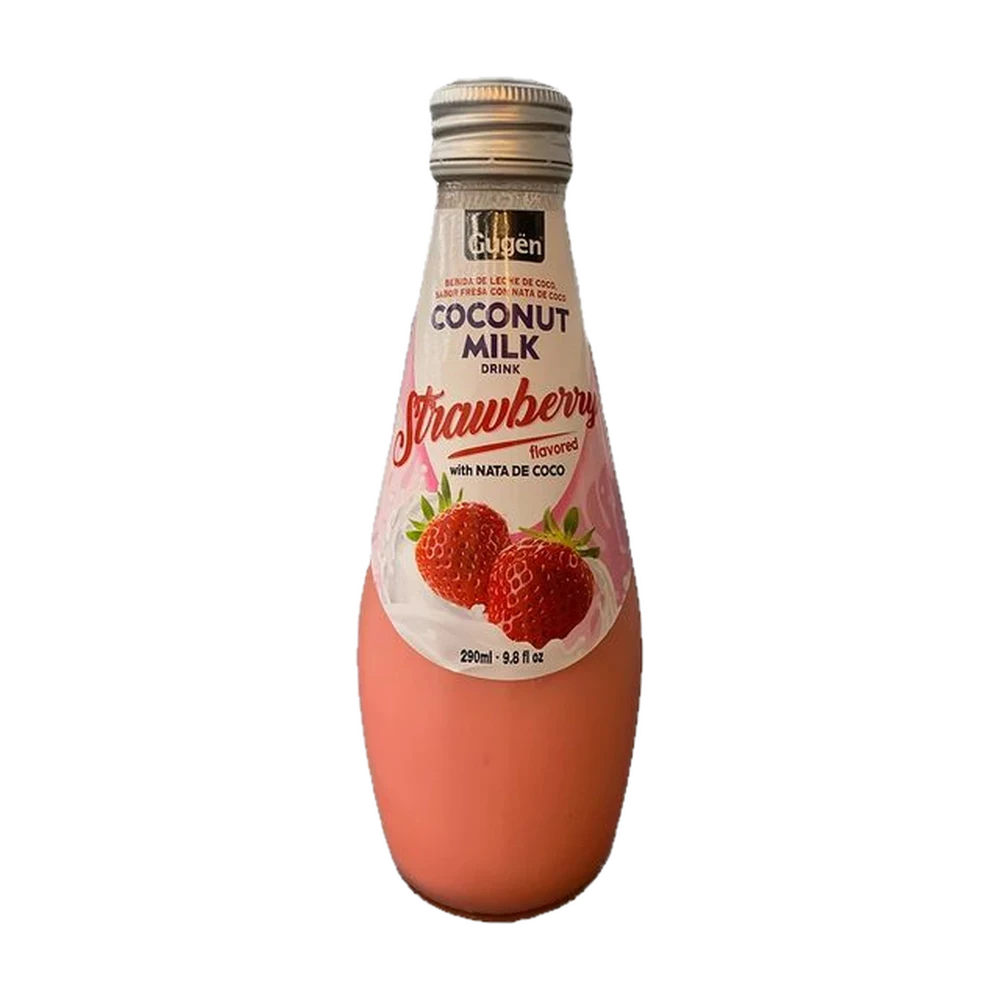 GUGEN bebida de coco con fresa